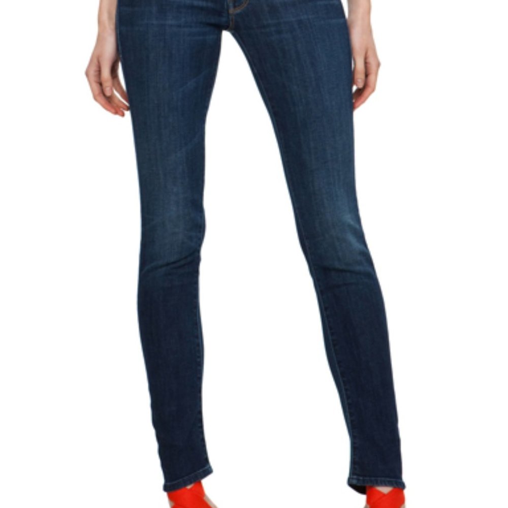 MOTHER Looker Skinny in Flowers From The Storm